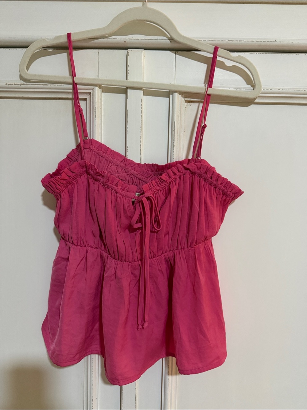 NWT American Eagle Women's Hot Pink Spaghetti-Strap Camisole